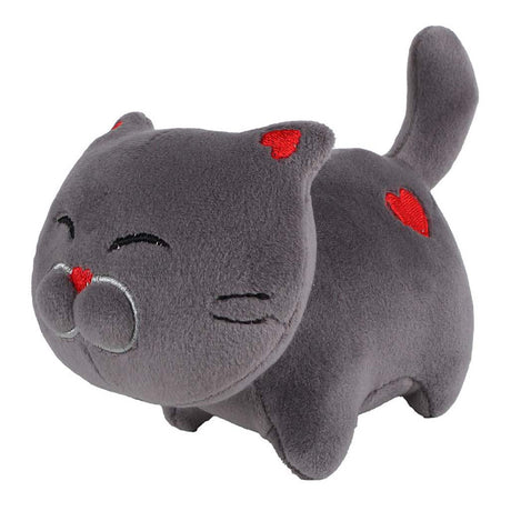 Take me home knuffel kat pluche 16cm meerkleurig speelgoed.