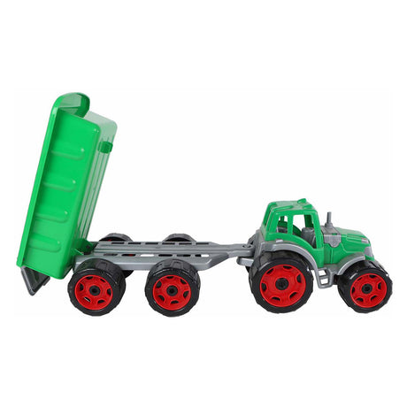 2-play tractor met aanhanger groen 52,5x19x16,5cm