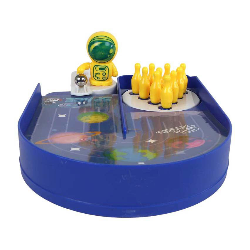 Pinball bowling game 2ass 19x13x3,5cm