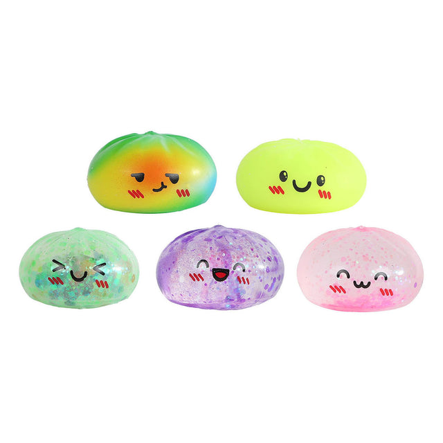 Kawaii fidget dumpling verrassingsmix in stoommand - 5,8 cm