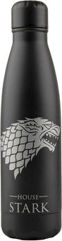 Cinereplicas game of thrones - game of thrones thermo house stark waterfles - zwart
