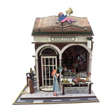 Woodworks houten bouwpakket book store met licht - 161dlg.