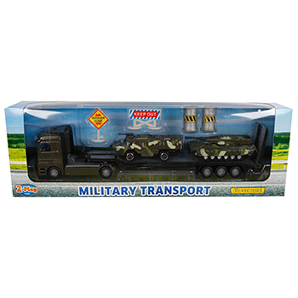 2-spieler-Stanz-LKW-Transporter mit Tanks, 24 cm