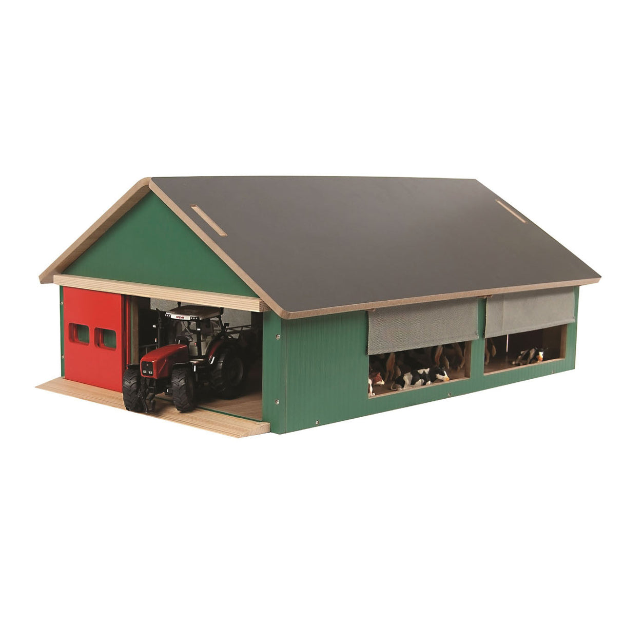 Barn Globe Globe Stable med Windbreak GaAs 1:32