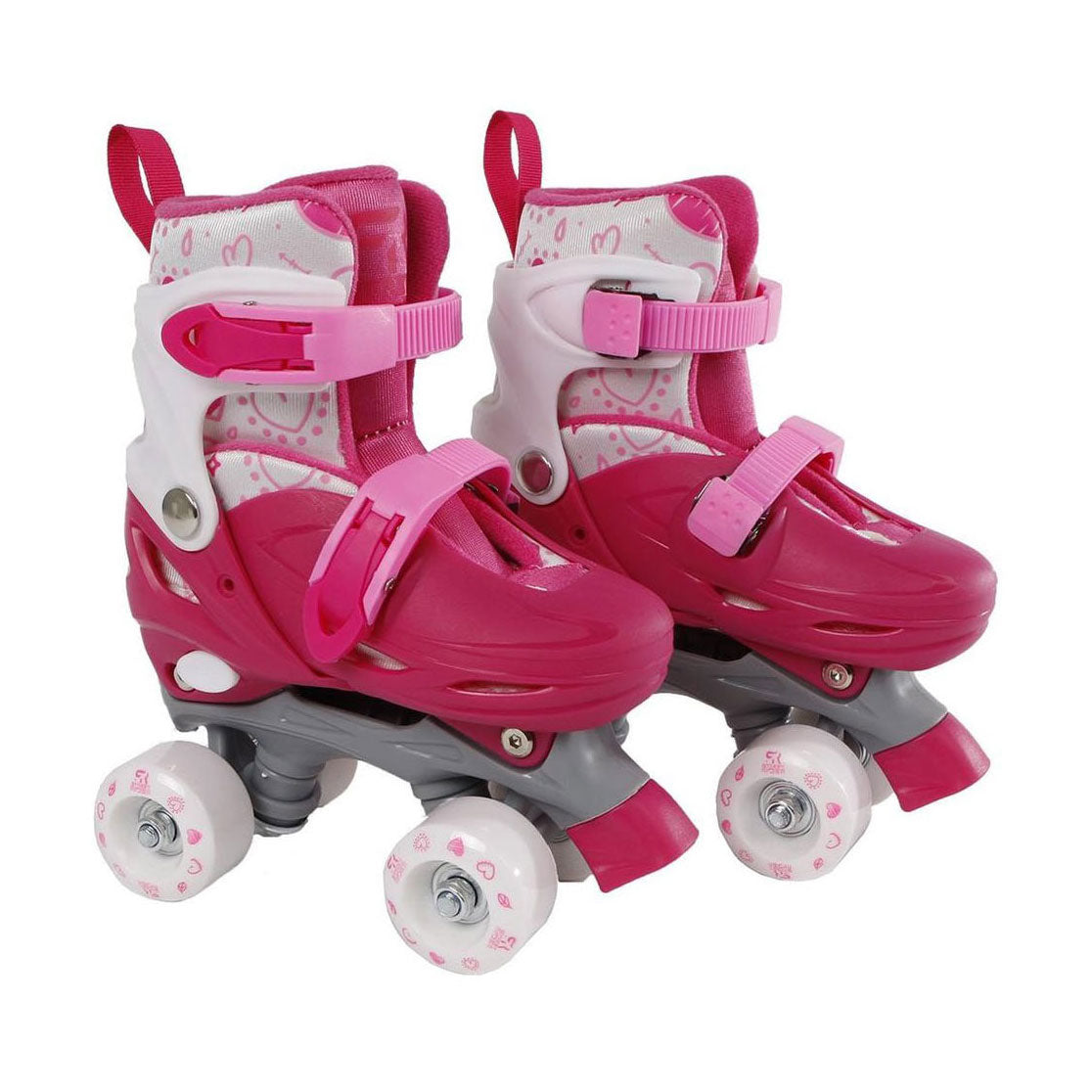 Street Rider Roller Skates Pink Verstellbar, Größe 31-34