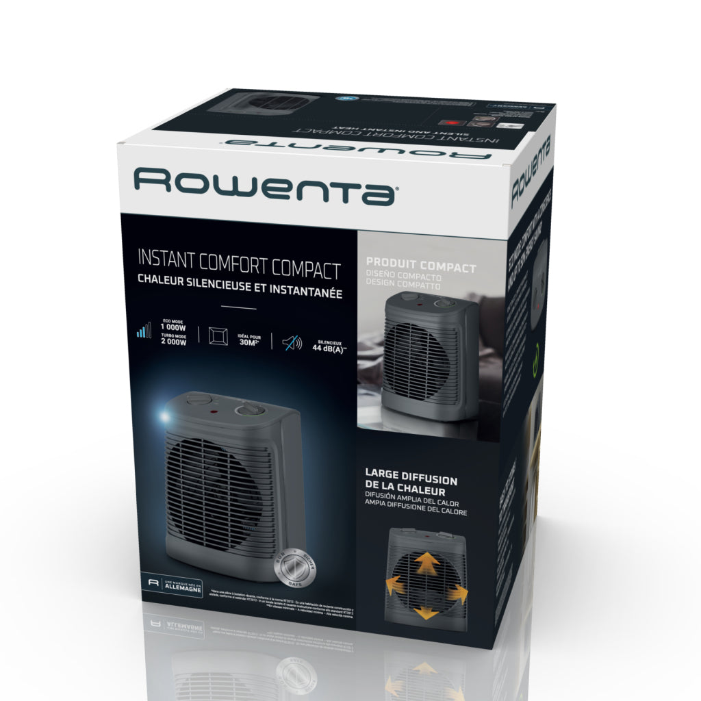 Rowenta rowenta so2321 Fan Heizung 1800w Grau