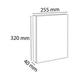 Exacompta Exacompta -Ringbänder 10 ST mit 2 Ringen A4 25 mm