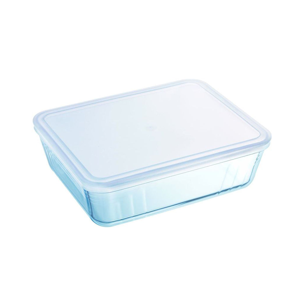 Échelle de nettoyage en verre Pyrex Cook and Freeze avec le couvercle de 1,5 L