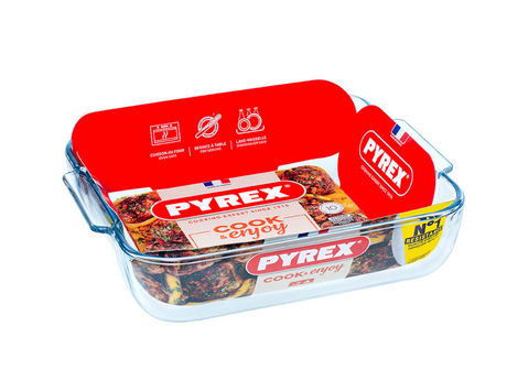 Pyrex classic ovenschaal 21x21x6cm 2,0l
