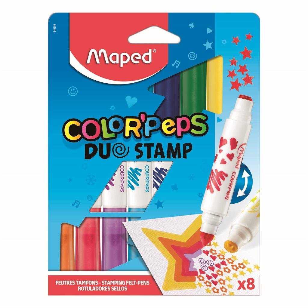 Color'Pepps Duo tampon filt pttens 8 pièces