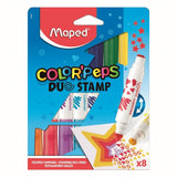 Maped Color'Pepps Duo Stamp Filt Pttens 8 piezas