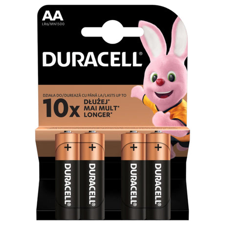 Duracell aa batterij plus power boost kaart a 4