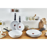 Tefal utensilios de cocina TEFAL Control de cerámica wok 28 cm blanco