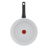 Tefal -Kochgeschirr Tefal Keramiksteuerung Bratpfanne 24 cm Weiß