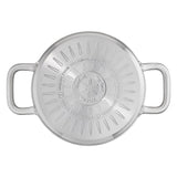 Ustensine de cuisine tefal tefal virtuosea casserole + couvercle en verre 24 cm argent