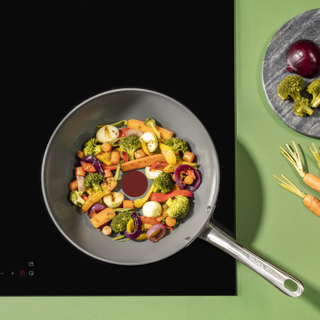 Tefal renew+ wokpan - ø28 cm - keramisch - pfas-vrij - geschikt voor inductie