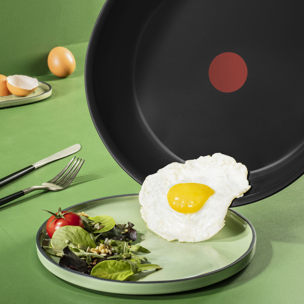 Tefal utensilios de cocina tefal renovar la sartén de freír negro 28 cm negro