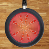 Tefal hapjespan keramisch 24cm inductie zwart met deksel.