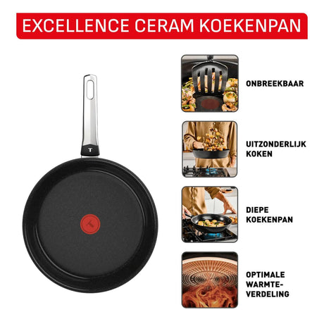 Tefal excellence keramische koekenpan 30cm
