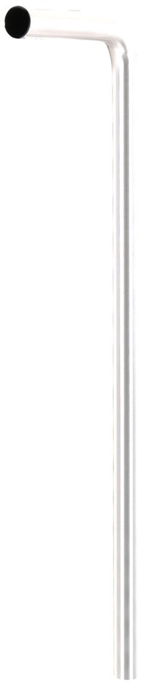 Differnz vloerbuis - 75 x 22 cm - ø 32 mm - gemaakt van roestvrij staal (rvs) - voorkomt vieze geurtjes - geschikt voor sifon aansluiting op vloerafvoer - zonder rozet - wit