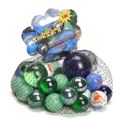 Toys amsterdam knikkers in net, 1kg