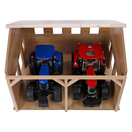 Kids globe landbouwloods voor 2 tractoren 1:16 55x53x38cm ( exclusief tractoren)
