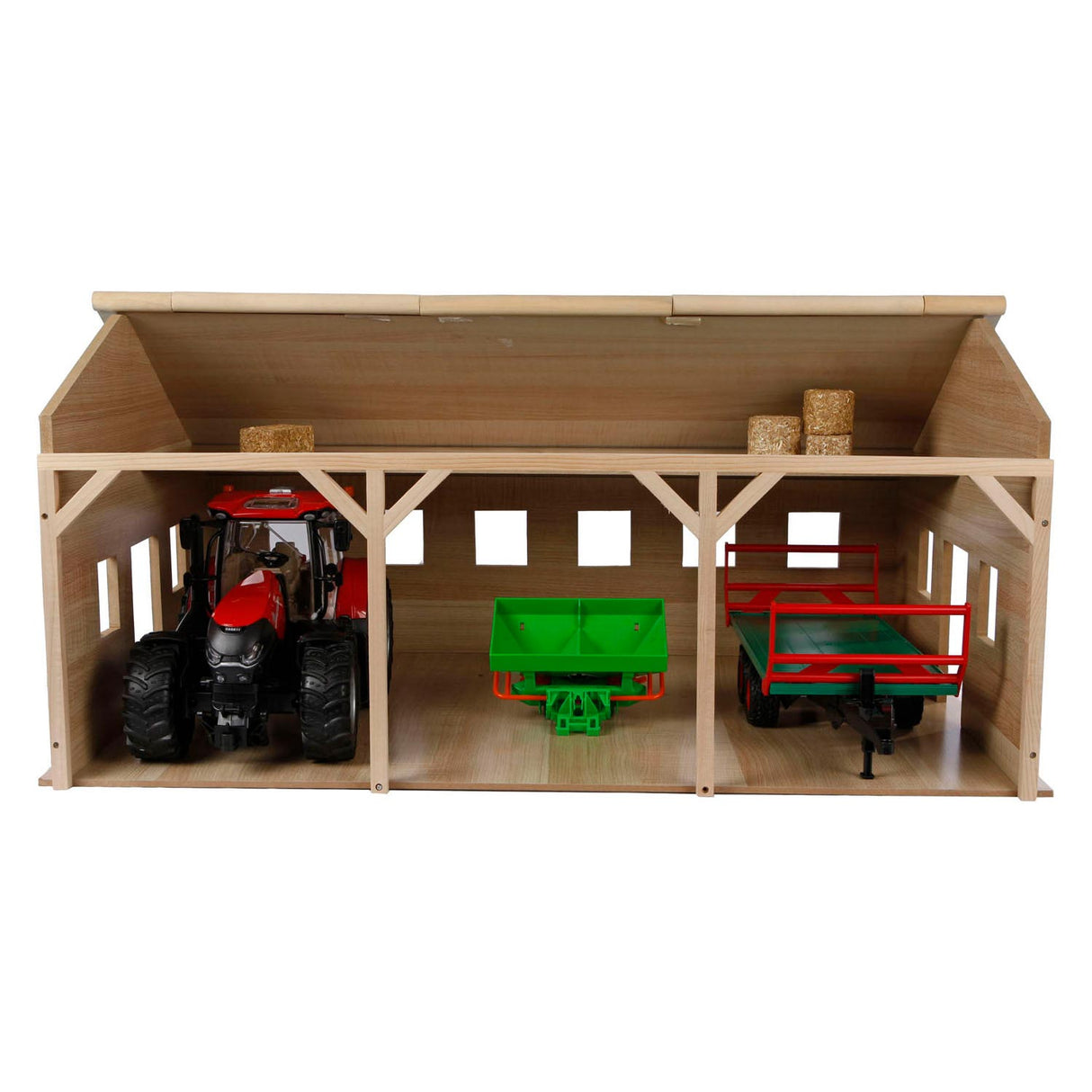 Kids Globe Globe Globe Wood Agricultural Lock per 3 trattori, 1:16