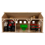 Kids Globe Globe Globe Wood Agricultural Lock per 3 trattori, 1:16