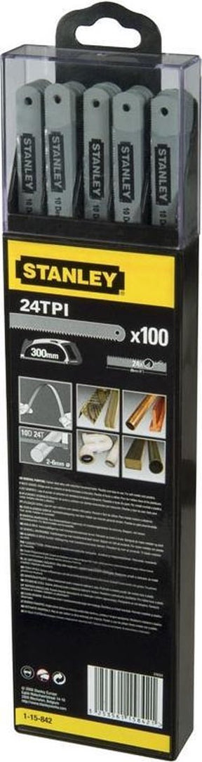 Stanley metaalzaagblad 300mm - mix (5 stuks kaart)