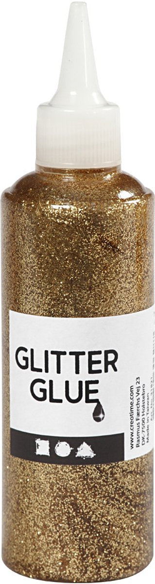 Creativ company cc glitter glue, gold, 118 ml 1 bottle
