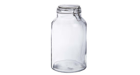 Voorraadpot glas rond ''cottage'' 5l h32,5 d18,5cm