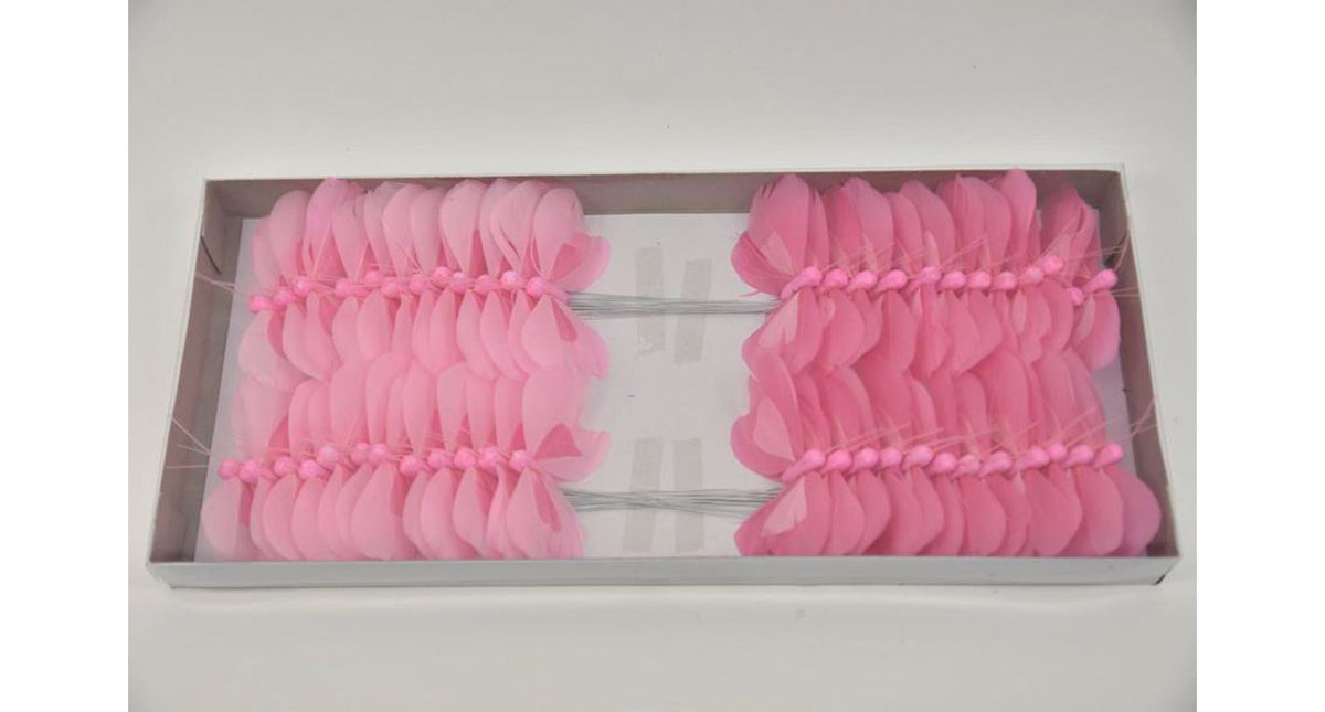 Pic w b. 48 butterflies k lightpink 8cm