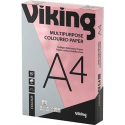 Gekleurd papier viking a4 80 g m² roze 500 vellen
