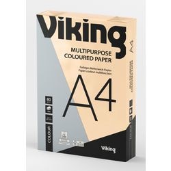 Gekleurd papier viking a4 80 g m² zalmroze 500 vellen