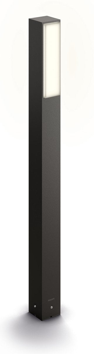 Philips led philips stratosphere tuinpaal - ultra efficient - antraciet - 3,8w