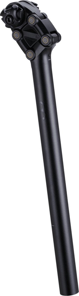 Bbb cycling actionpost verende zadelpen - ø 31.6 mm - 400 mm lang - aanpasbare schokabsorptie - geschikt voor e-bike - bsp-42