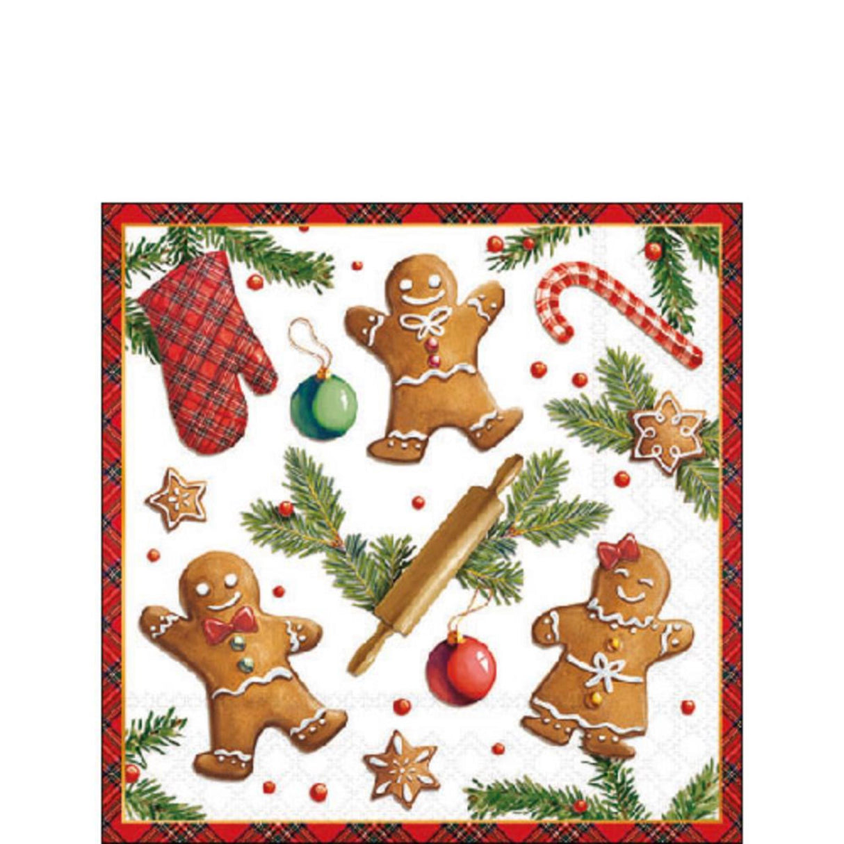 Ambiente servetten 25cm gingerbread cookies fsc mix