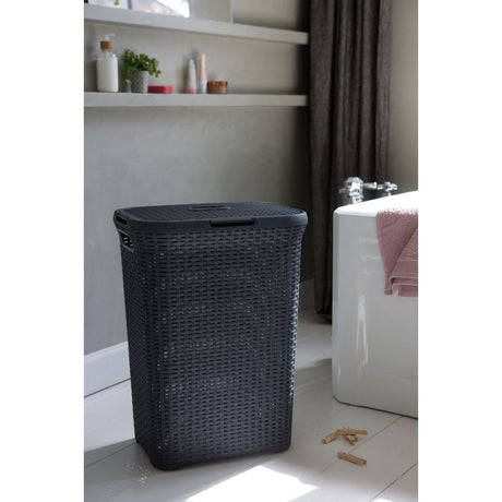 Curver style wasbox 60 liter antraciet