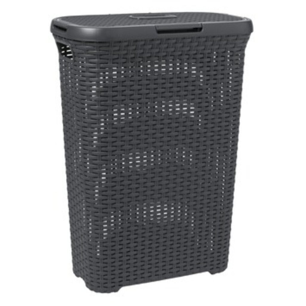 Curver Style laundry basket with lid 40l anthracite