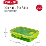 Curver Smart To Go Sandwich Box 0.7 L