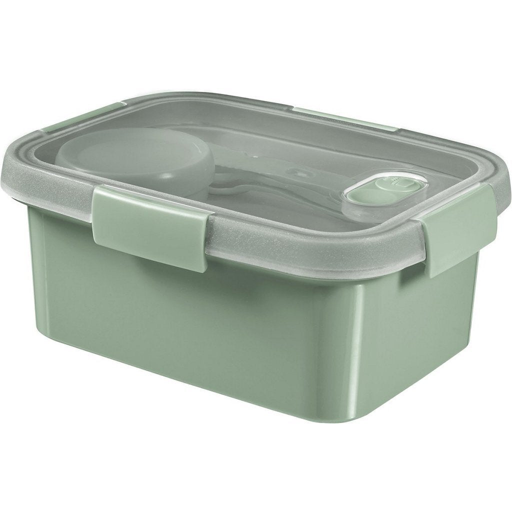 Curver Smart To Go Eco Lunchbox 1.2L + Bestiksæt + Sauscup