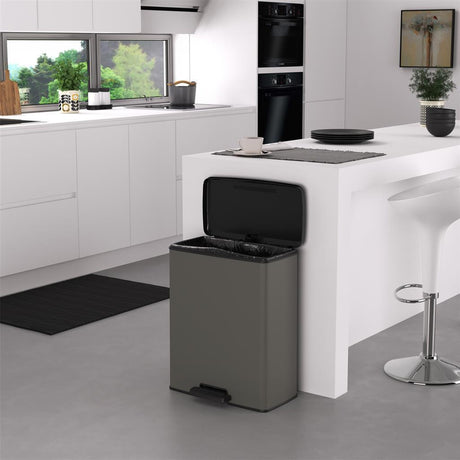 Curver decobin pedaalemmer 65l cool grey
