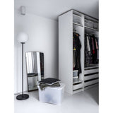 Curver handy+ opbergbox 50l transparant grijs wit