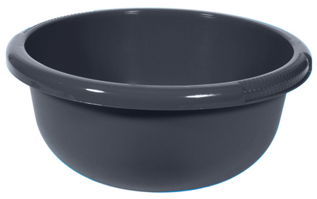 Curver afwasbak rond 32cm 6.3l antraciet