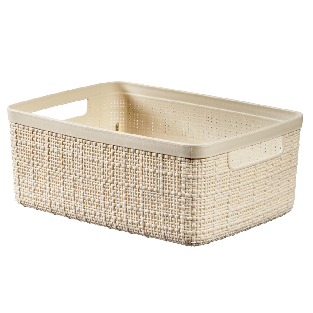 Curver Curver Storage Basket Jute-Look 5L Cr EGRAVE;