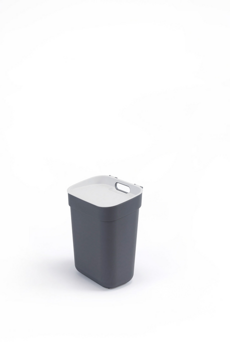 Curver ready to collect prullenbak 10l - donkergrijs