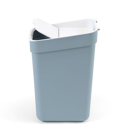 Curver ready to collect prullenbak - 30 liter - blauw lichtgrijs