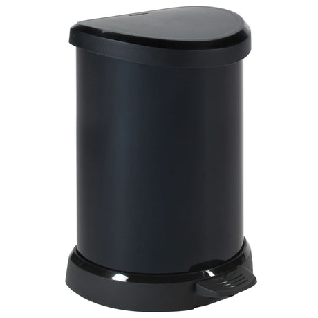 Curver Curver Pedal Bin avec binnenmmer déco 20 L noir métallique