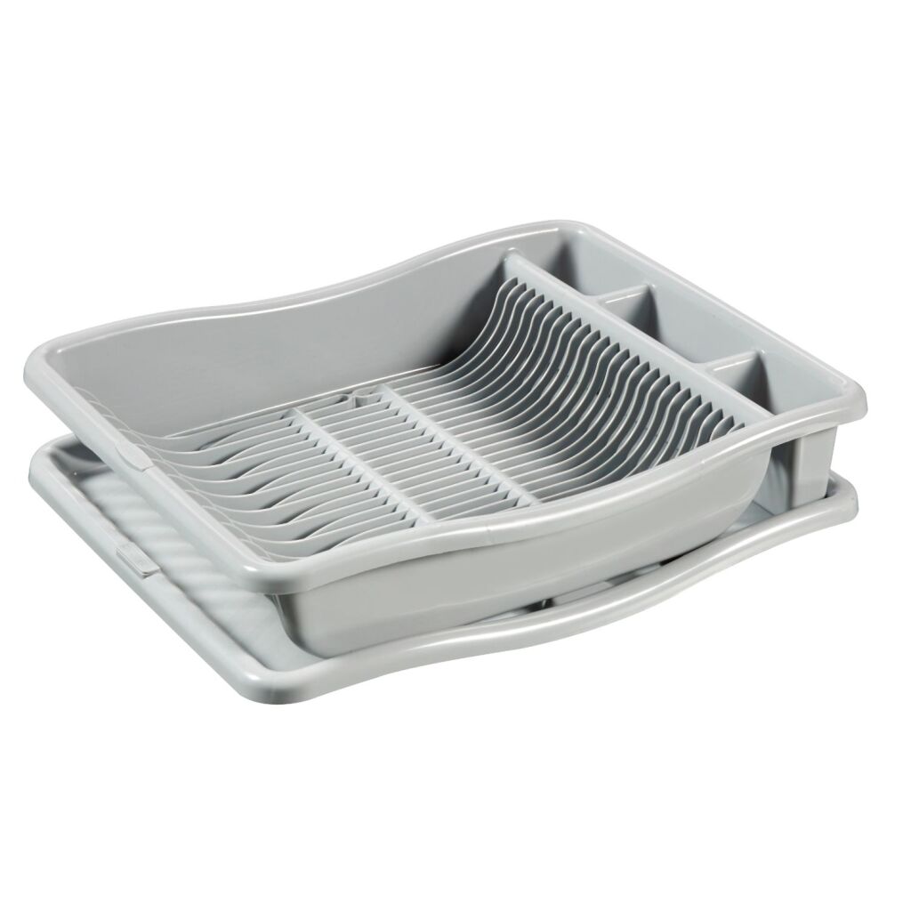 Curver drain rack on plateau 48x38x10.5 cm light gray