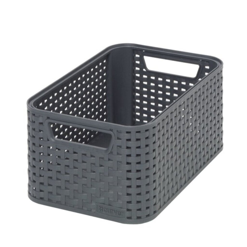 Panier de rangement de style Curver 6L Anthracite